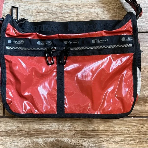 Lesportsac Deluxe Everyday Bag Messenger Bag Aztec Burnt Orange - Picture 4 of 16